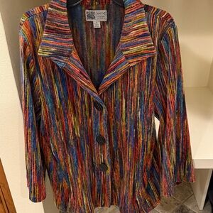 Habitat Multicolor Striped Women's Blazer